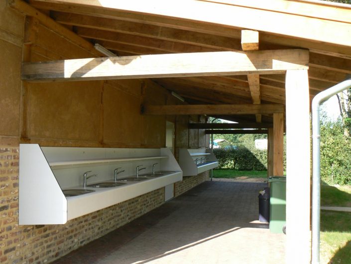 sanitair buiten